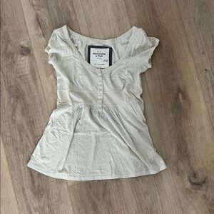 Abercrombie & Fitch Light Beige Blouse